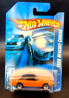 2006 Hot Wheels 1968 Mercury Cougar #182 / 223 - Orange 1:64 New