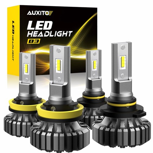 4PCS 9005 Combo White H11 6500K LED Fanless Headlight Bulbs High Low Beam - Picture 14 of 16