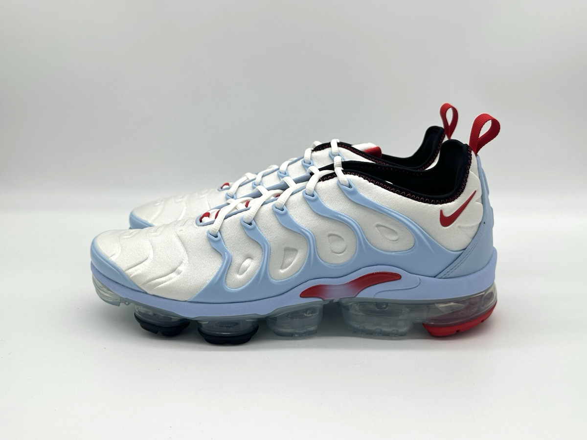 vapormax plus blue and red
