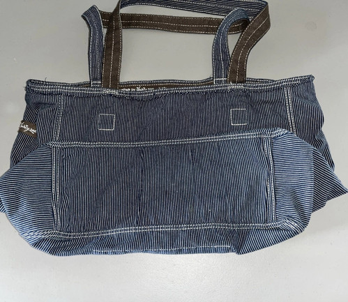 Hobo Bohemian große Tasche geöffnet blau weiß dünne Nadelstreifen "L"Thirty-One - Bild 5 von 24