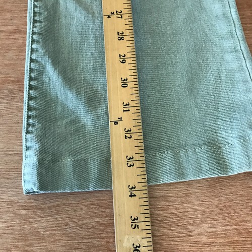 Madewell Cali Demi Boot Jeans Damen 33 Grün High Rise Button Fly Stretch - Bild 6 von 15