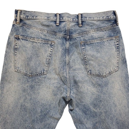 Gap Jeans Original Straight Leg Button Fly Light Blue Wash Denim Mens 36 x 32 - Picture 5 of 17