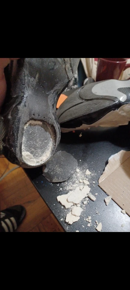 Nike Air Foamposite Carbonposite 1999 Black/White-Dk Charcoal 830142 011 Size 12 - Image 4 of 4