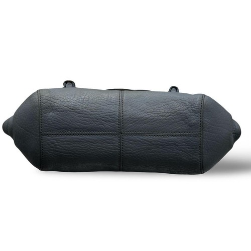 Borsa a tracolla Tod's tote bag blu pelle logo donna USATA DAL GIAPPONE - Foto 7 di 16