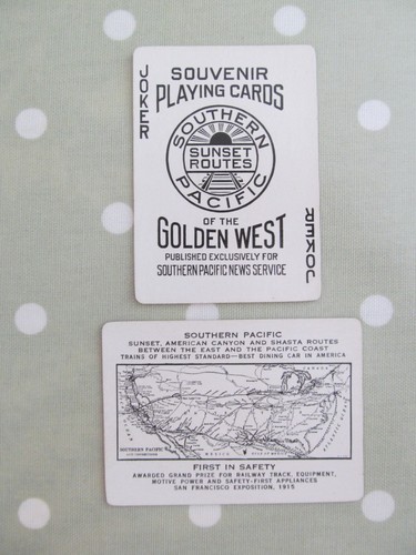 TARJETAS DE RECUERDO VINTAGE DORADAS WEST A LO LARGO DE LÍNEAS DEL PACÍFICO SUR COMPLETAS - Imagen 7 de 12