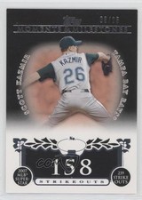 2008 Topps Moments & Milestones Black 3/25 Scott Kazmir #107 8ju
