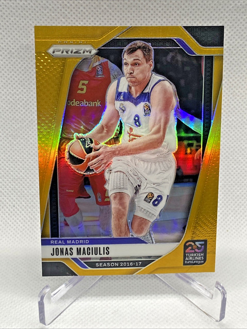 Jonas Maciulis 2024-25 Panini Prizm EuroLeague Gold Prizm #10/10