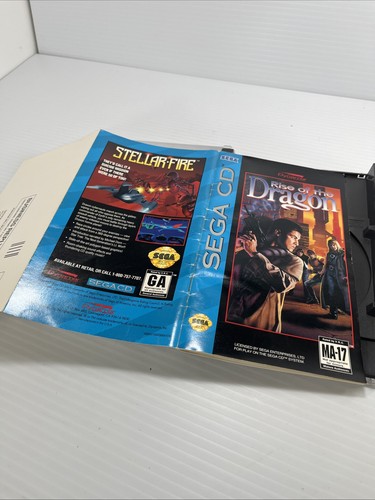 Rise of the Dragon (Sega CD) CIB, Reg Card, Foam, Tested & Working - Picture 16 of 19