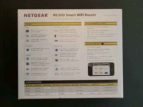 NETGEAR R6300 ROUTER SMART WIFI AC1750 DUAL BAND GIGABIT 1300 Mbps NUOVO E SIGILLATO - Foto 2 di 7