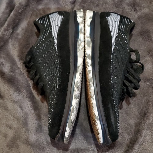 TOTO 2.4 Inches Elevator Casual Knitted Sneakers Grey/White/Black D22033 Mens 11 - Picture 4 of 11