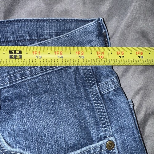 Key 1908 Mens 32”x30” Carpenter Jeans, Medium Wash, Side Pockets, Workwear - Bild 7 von 10