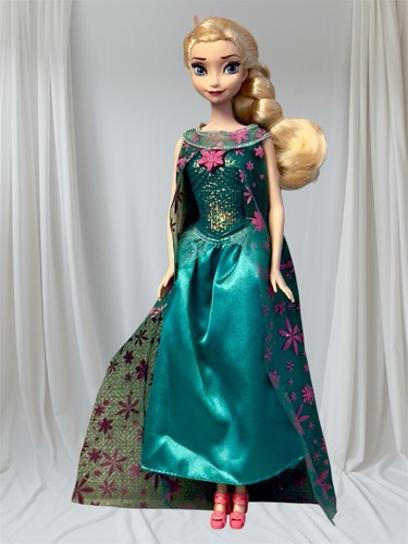 Disney Frozen Fever Elsa Singing Mattel Doll HTF - Picture 19 of 24