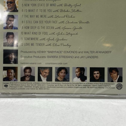 Partners CD by Barbara Streisand 2014 - Picture 4 of 6