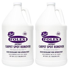 2 Pack Folex Instant Carpet Spot Remover Gallon Refill Carpet Cleaner - 128 Oz 0.30 per fl oz