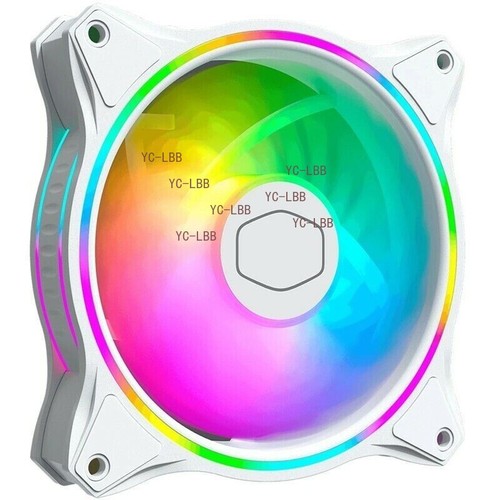 Cooler Master MF140 HALO white version ARGB 140mm 5V 3Pin PWM addressable Fan - 第 3/6 張圖片