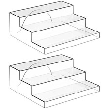 3 Tiered Acrylic Display Stands for Cupcake Stand,Perfume Shelf Organizer,Fig...