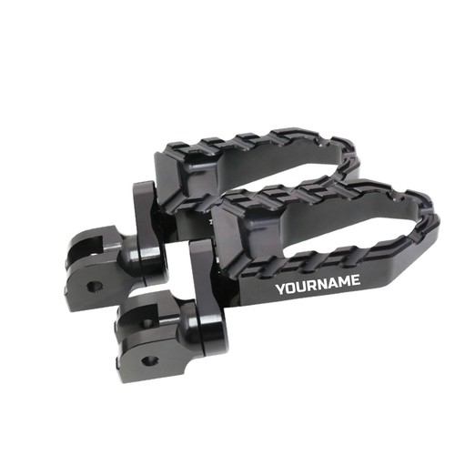 Láser personalizado estriberas delanteras brazo 1,5" para Yamaha YZF R25 R6 R125 R25 R1 MT-25 - Imagen 12 de 17
