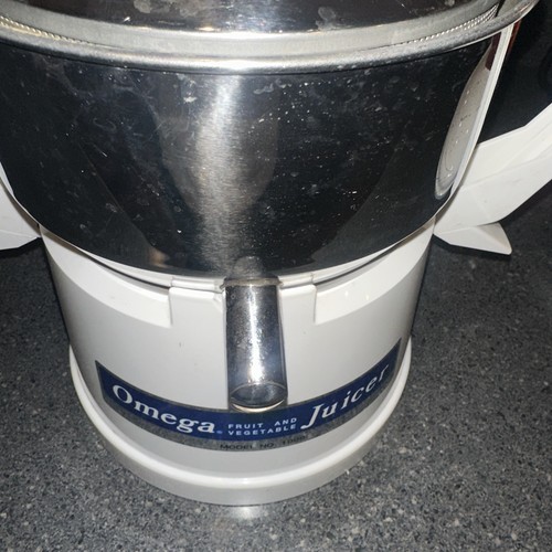 Exprimidor Centrífugo Original Omega Modelo 1000 Frutas Verduras Blanco - Imagen 6 de 9