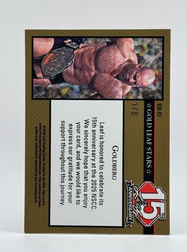 Goldberg 2025 Leaf National 15th Anniversary Pink Aqua /8 NSCC - Picture 2 of 2