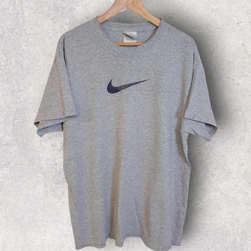 Herren Vintage Nike y2k 00s Swoosh Logo T-Shirt, Large