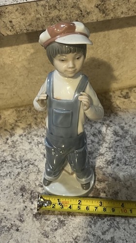 LLADRO Figur Junge mit Akkordeon und Overall #4898 signiert und datiert - Bild 6 von 7