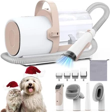 Dog Grooming Vacuum, Pet Grooming Kit with Dog Clippers, 2.5L Dust Cup 11000Pa D