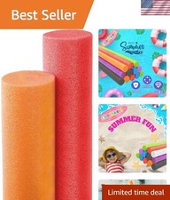 Deluxe 52-Inch Floating Pool Noodles - Assorted Colors, Party Fun Awaits