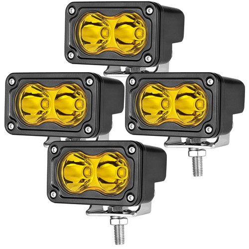 2Pcs 3inch LED Cube Pods Work Lights Fog Driving Lamp Offroad ATV 4WD Truck SUV - Picture 112 of 418