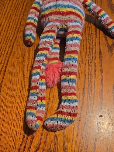 Seltene Rarität Jellycat nicht mehr produziert Leggy Lanky Lola mehrfarbig gestreift Plüsch schneller Versand - Bild 5 von 12