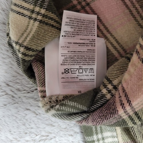 Old Navy 3xl Franela a Cuadros Abotonada Mujer Novio Ajuste Camping Informal Grunge - Imagen 6 de 9