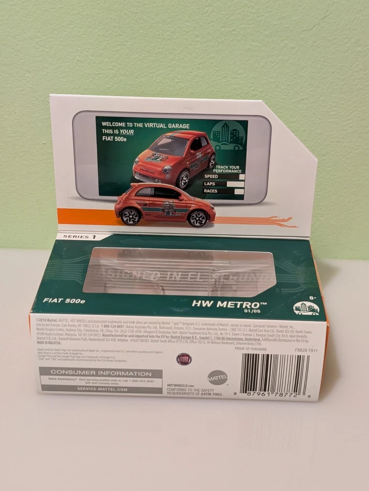 Fiat 500e 2019 Hot Wheels ID - nuevo precintado Foto 2 de 4