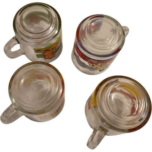 Jim Davis Garfield Comic Glass Coffee Mugs 1978 1980 McDonalds vintage Set of 4 - Picture 4 of 12