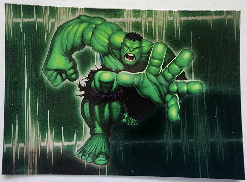 2003 Topps Marvel Trading Card The Incredible Hulk Gamma Ray Foil 1 of 10