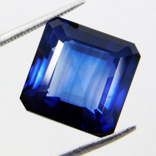 Impresionante piedra preciosa de corte radiante azul iolita de Ceilán natural certificada de 27,30 quilates - Imagen 2 de 8