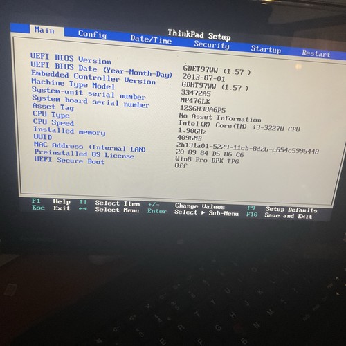Lenovo Thinkpad Twist Touchscreen Laptop | i3-3537u | 4GB RAM 128GB SSD 1.90Ghz - Picture 2 of 12