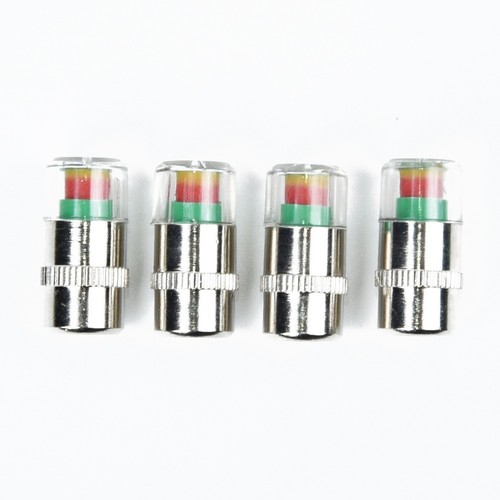 4pcs Car Valve for Tire Pressure Monitoring 28 to 36 PSI Visual Indicators - Picture 2 of 12