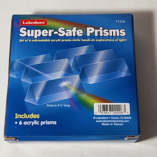 Lakeshore Learning Super Safe Acrylic Prisms Set of 6 Unbreakable Teaching Aid - Picture 10 of 13