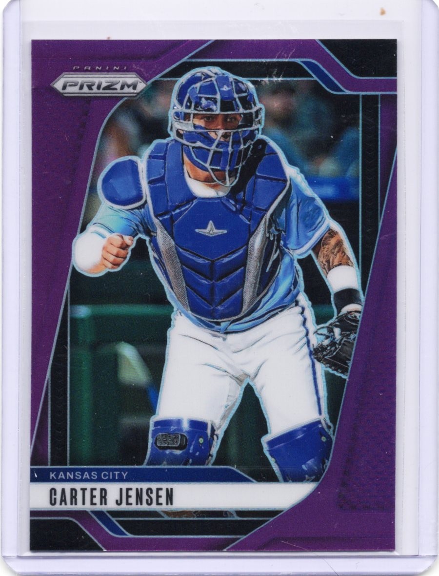 2025 Panini Prizm Carter Jensen Purple Prizm /149