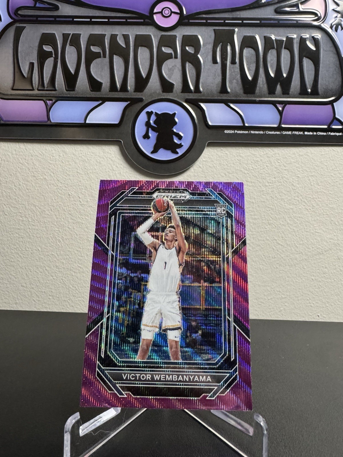 2023 Panini Prizm Draft Picks - Victor Wembanyama #2 Purple Wave Prizm (RC)
