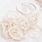 6 Pcs Wreath Making Supplies Hoops Metal Rattan Weaving Material Ring