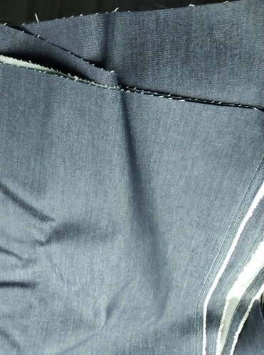 Lightweight Denim Cotton Fabric – Soft Thin Chambray Look Material Yard 150CM/59 - Picture 8 of 11