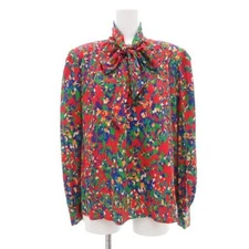 Yves Saint Laurent Ysl Woman M Chemisiers Vintage Bowtie Blouse Long Sleeve Limi