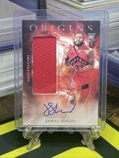 Jamal Shead 2024-25 Panini Origins Red Rookie Jersey Patch Auto SP RPA RC