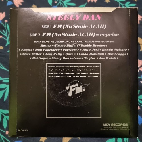Steely Dan - FM (No Static At All) 7" Vinyl Record With Sleeve - Bild 2 von 4