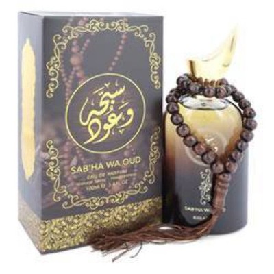 Sabha Wa Oud by Rihanah Eau De Parfum Spray (Unisex) 3.4 oz for Men