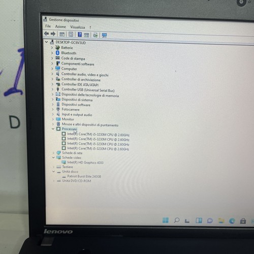 Notebook Lenovo 15,6p (Intel Core I5 10gb Ram Ssd 240gb) Windows 11 Pro - Bild 4 von 13