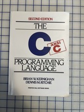 C Programming Language, 2nd Edition - Paperback, by Brian W. Kernighan; - GOOD