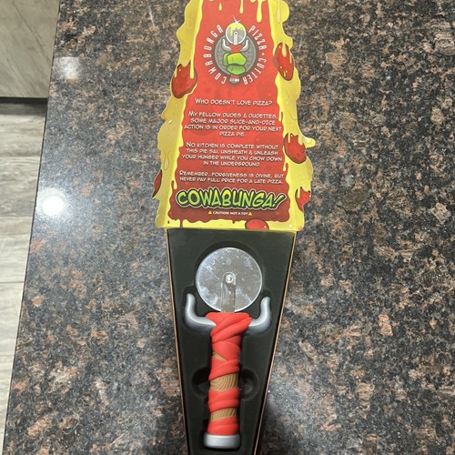 Geek Fuel: Teenage Mutant Ninja Turtles Cowabunga Pizza Cutter TMNT NEW - Bild 2 von 3