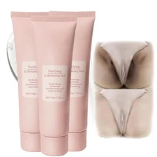 Purifying Exfoliating Gel, Quarxery Purifying Cream for Face & Body 3PACK 2025