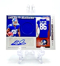 DARIUS SLAYTON 2019 Rookies & Stars #DFS-DS DRESS FOR SUCCESS RC PATCH AUTO /99